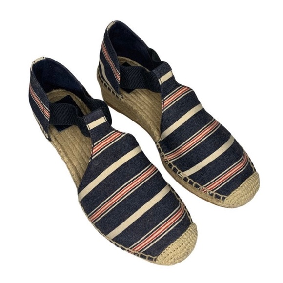 Tory burch Catalina striped espadrille women shoes SİZE:38 - Picture 1 of 8